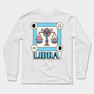 libra zodiac sign Long Sleeve T-Shirt